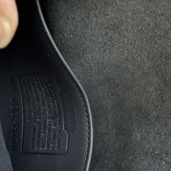 Vintage Coach Everett Crossbody Bag 9934 Navy USA 2000 Hang Tag Included - Picture 4 of 16